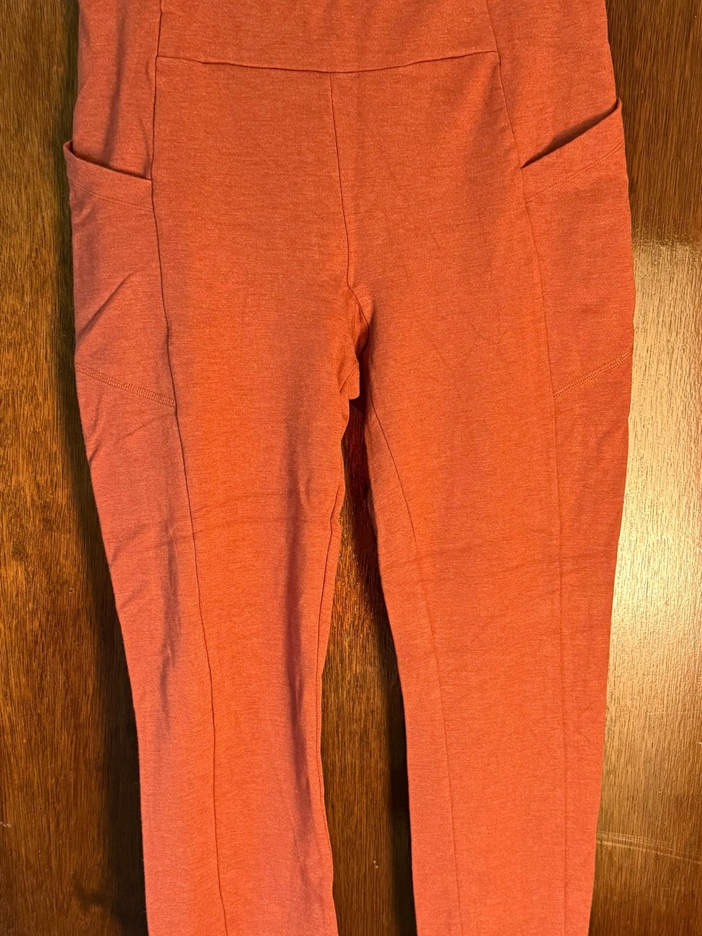 CAbi Rust Orange Leggings with Side Pockets